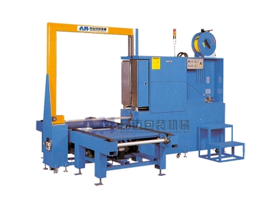 automatic pass-through pallet bundling machine